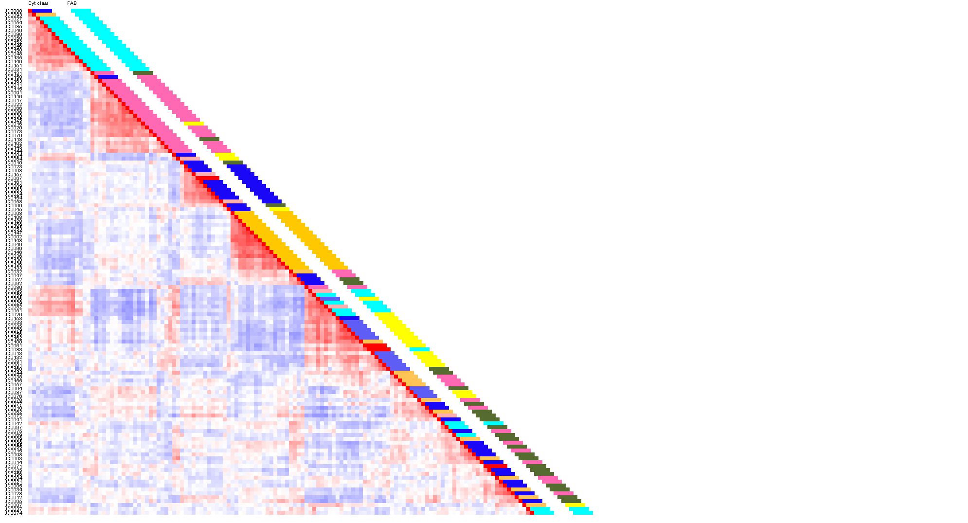 お手軽ヒートマップ作成 Heatmapper それゆけbioinformatics